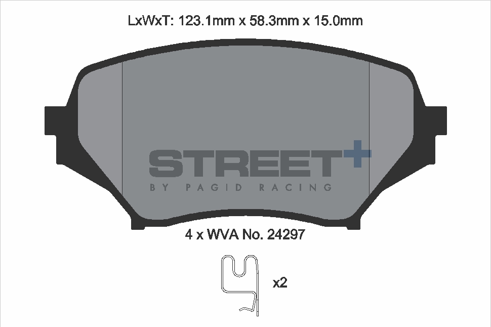 PAGID Racing STREET+ Bremsbeläge