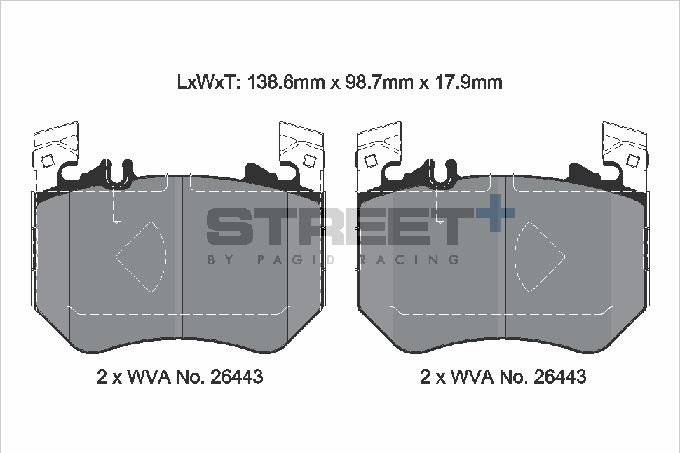 PAGID Racing STREET+ Bremsbeläge