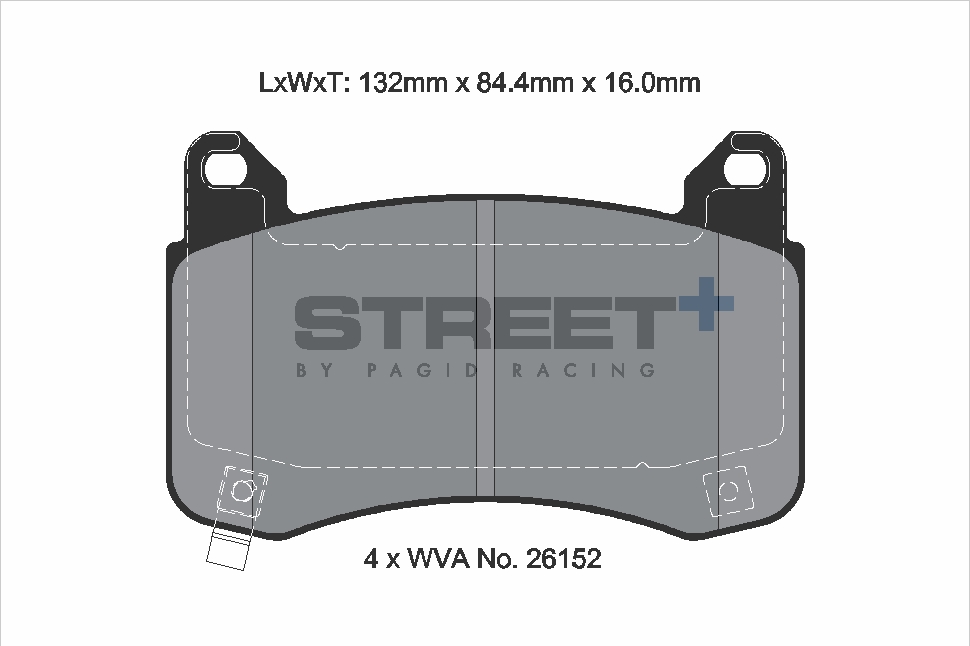 PAGID Racing STREET+ Bremsbeläge