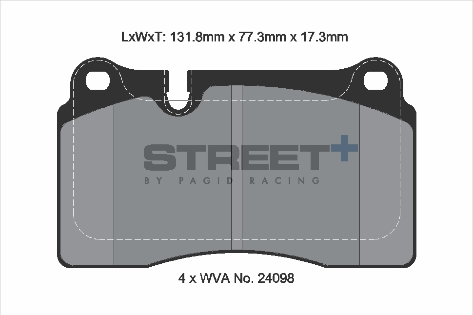 PAGID Racing STREET+ Bremsbeläge