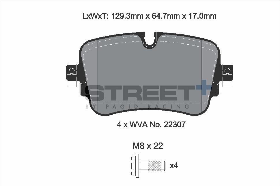 PAGID Racing STREET+ Bremsbeläge