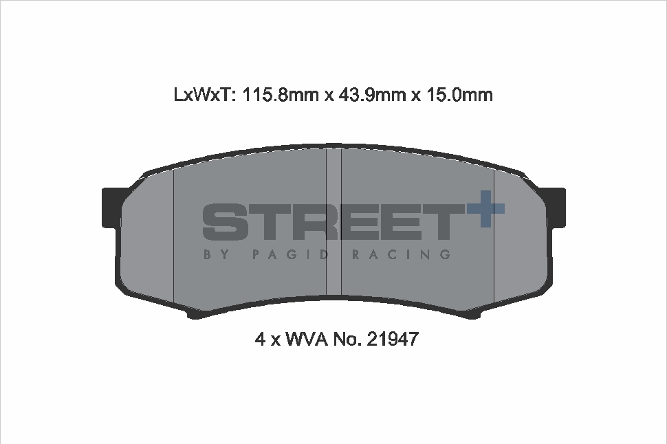 PAGID Racing STREET+ Bremsbeläge