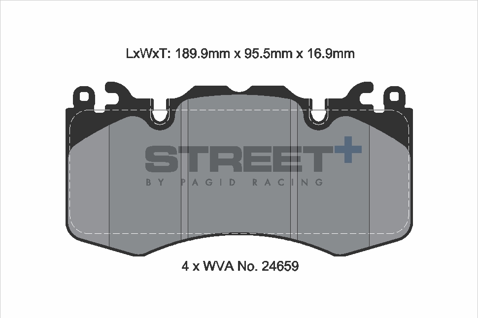 PAGID Racing STREET+ Bremsbeläge