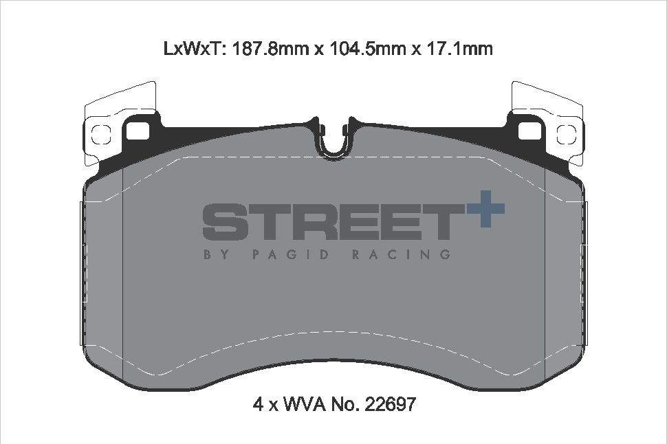 PAGID Racing STREET+ Bremsbeläge