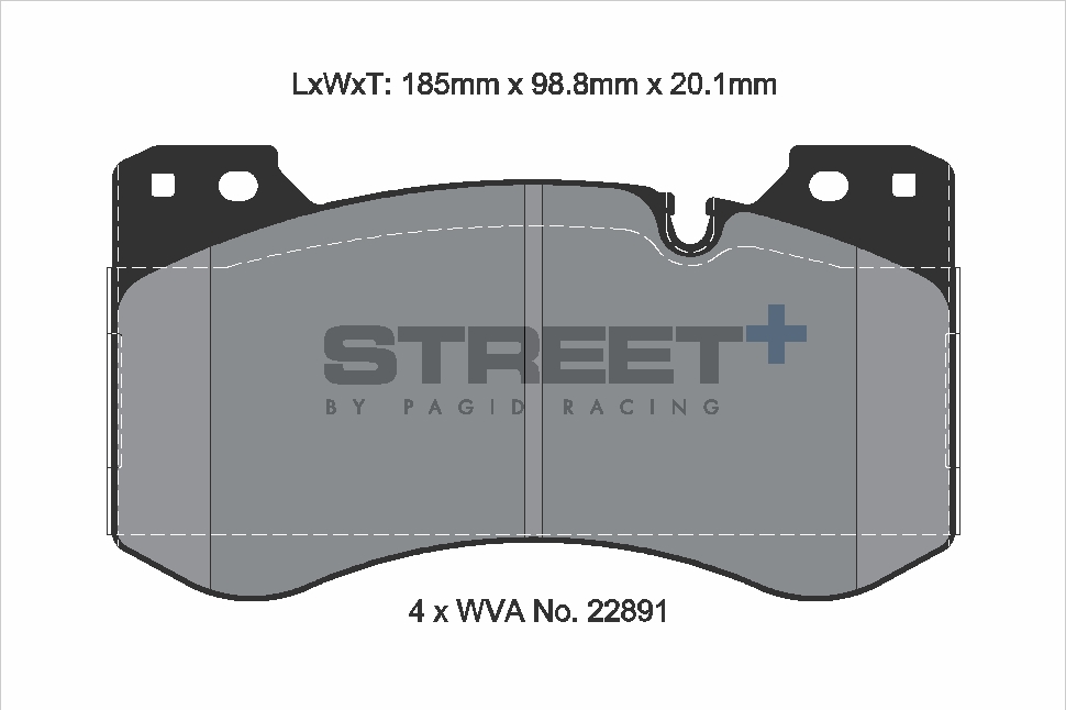 PAGID Racing STREET+ Bremsbeläge